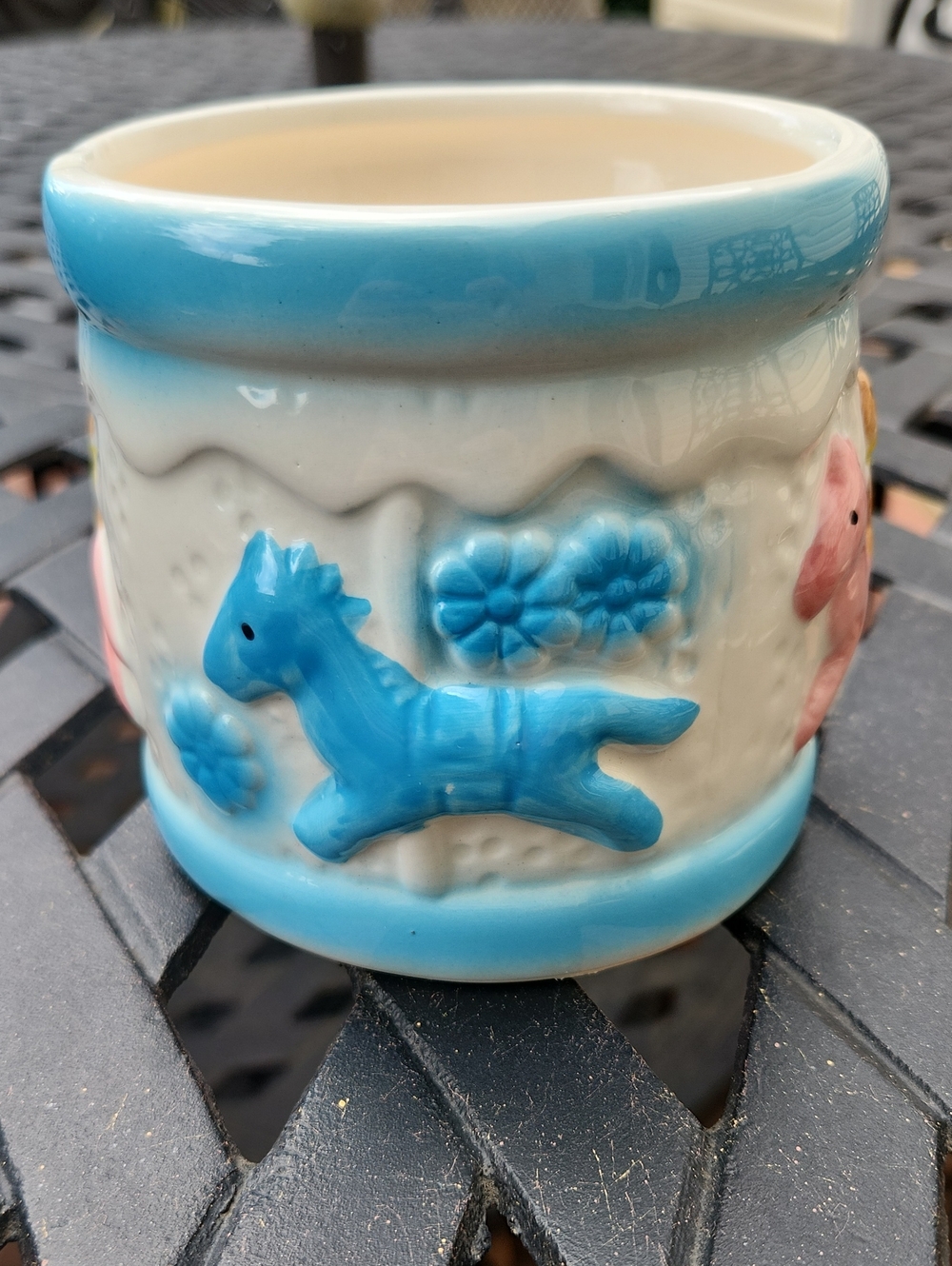 Vintage Nancy Pew Ceramic Nursery Planter - Picture 2 of 6